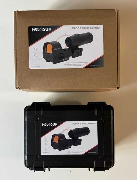 Комплект коліматор + магніфер Holosun HS510C & HM3X Combo 000974 фото