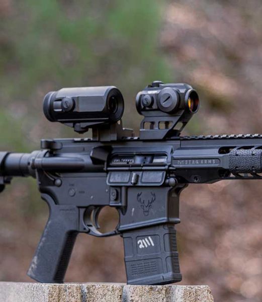 Комплект Коллиматор+ Магнифер Monstrum 1x20 Ghost Red Dot Sight and 3X Magnifier Set 62 фото
