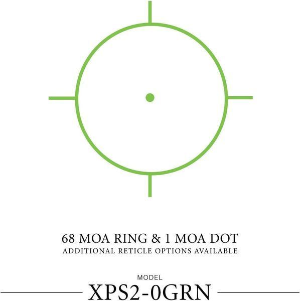 Коліматорний голографічний приціл EOTech XPS2-0 Black GRN EOTech XPS2-0  Black GRN фото