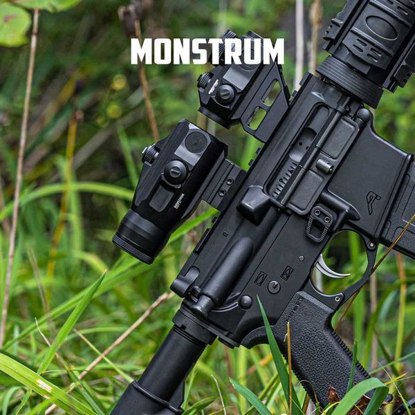 Комплект Коллиматор+ Магнифер Monstrum 1x20 Ghost Red Dot Sight and 3X Magnifier Set 62 фото