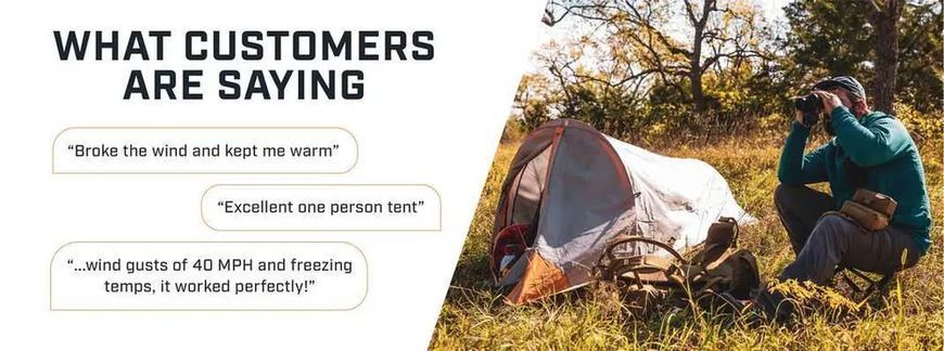 Намет Bushnell 1 Person Bivy Сірий 00093 фото