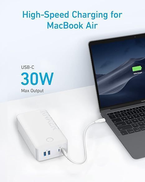Повербанк Anker 347 Power Bank 40000mAh Білий 000301 фото