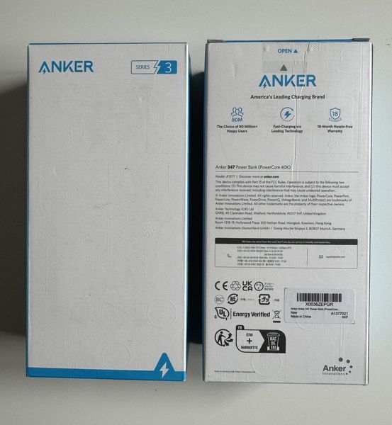 Повербанк Anker 347 Power Bank 40000mAh Білий 000301 фото