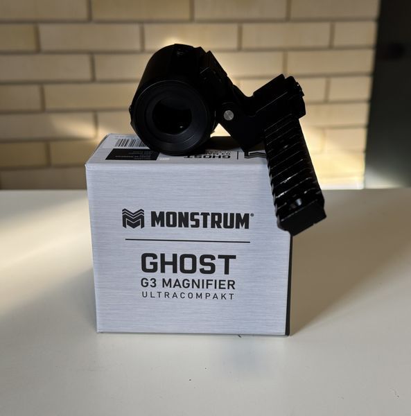Магніфер-збільшувач 2-х кратний Monstrum Ghost 2X Flip-to-Side Forward Magnifier з відкидним кріпленням 63 фото