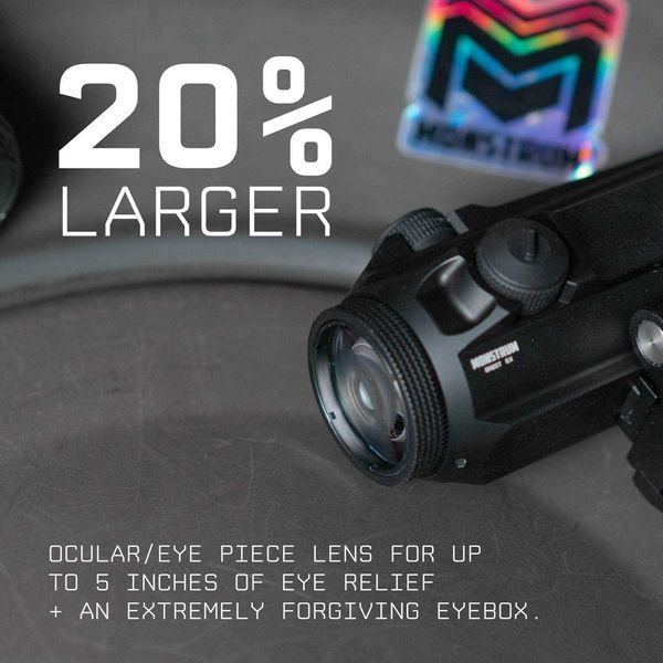 Магніфер-збільшувач 2-х кратний Monstrum Ghost 2X Flip-to-Side Forward Magnifier з відкидним кріпленням 63 фото