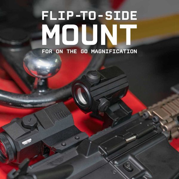 Магнифер-увеличитель 2-х кратный Monstrum Ghost 2X Flip-to-Side Forward Magnifier с откидным креплением 64 фото