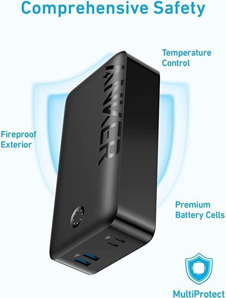 Повербанк Anker 347 Power Bank 40000mAh Черный 00030 фото