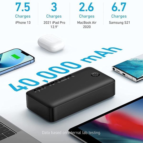 Повербанк Anker 347 Power Bank 40000mAh Білий 000301 фото