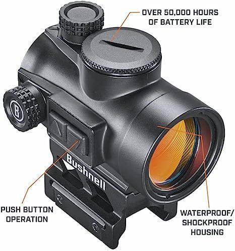 Комплект Коліматор Bushnell Optics TRS-26 3 МОА + Магніфер Leapers UTG 3X25 69 фото