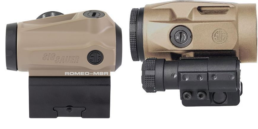 Комплект коліматор SIG SAUER Romeo-MSR Gen II + JULIET3 Magnifier FDE Койот FDE Койот фото