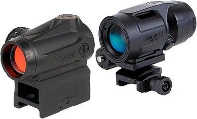 Комплект коллиматор SIG SAUER Romeo-MSR Gen II + JULIET5 Magnifier Combo Kit 000976 фото