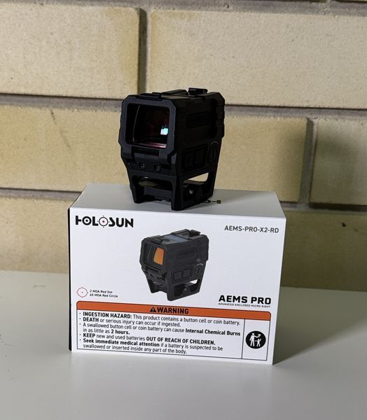 Коліматорний приціл Holosun AEMS-PRO-X2-RD Multi-Reticle copy_1_103 фото