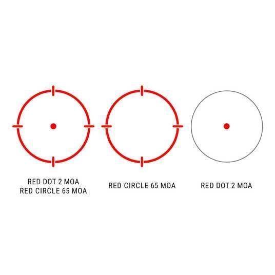 Коліматорний приціл Holosun AEMS-PRO-X2-RD Multi-Reticle copy_1_103 фото