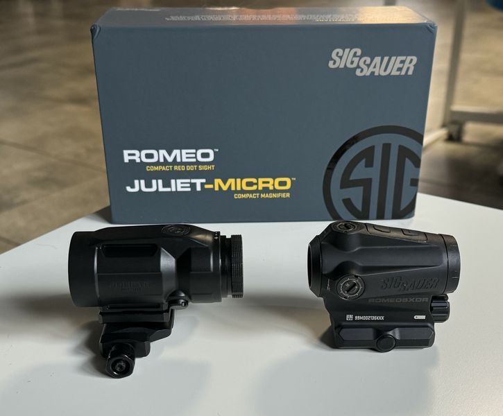 Комплект SIG SAUER коліматор Romeo  5 XDR Gen II + Магніфер 5-ти кратний Juliet 5 Micro 0009691 фото