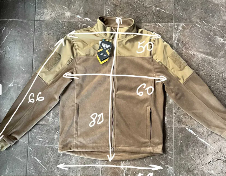 Куртка тактична CONDOR ALPHA Fleece Койот L 00034 фото
