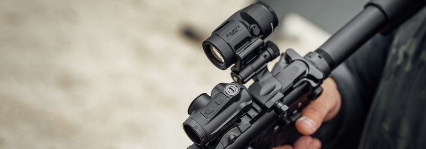Комплект SIG SAUER коліматор Romeo  5 XDR Gen II + Магніфер 5-ти кратний Juliet 5 Micro 0009691 фото