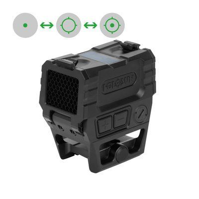 Коліматорний приціл Holosun AEMS-PRO-X2-Green Multi-Reticle copy_copy_1_103 фото