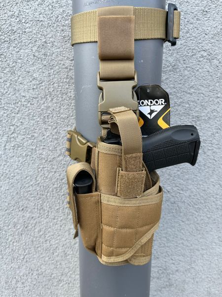 Кобура Condor Tornado Leg Holster USA Right Олива 00081 фото