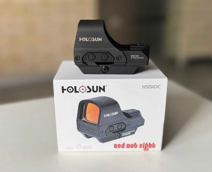 Приціл коліматорний HOLOSUN HS510C 2 MOA 002001 фото
