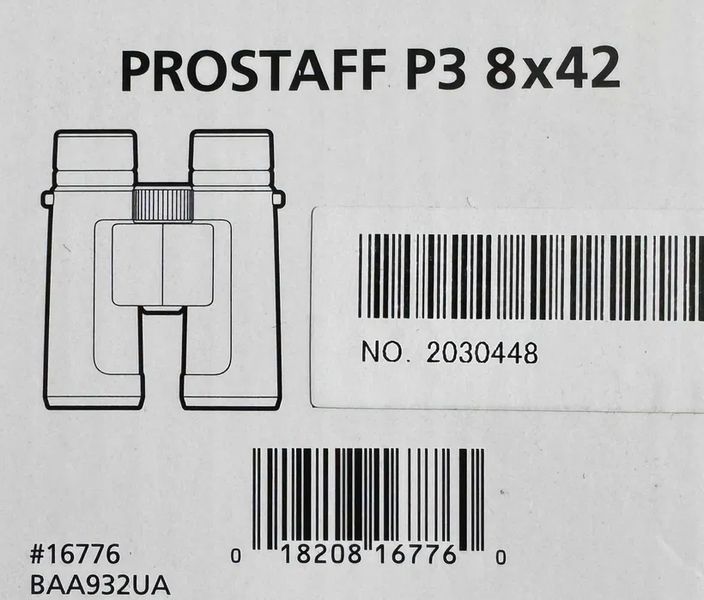 Бинокль Nikon Prostaff P3 8x42mm Оригинал из США 000981 фото