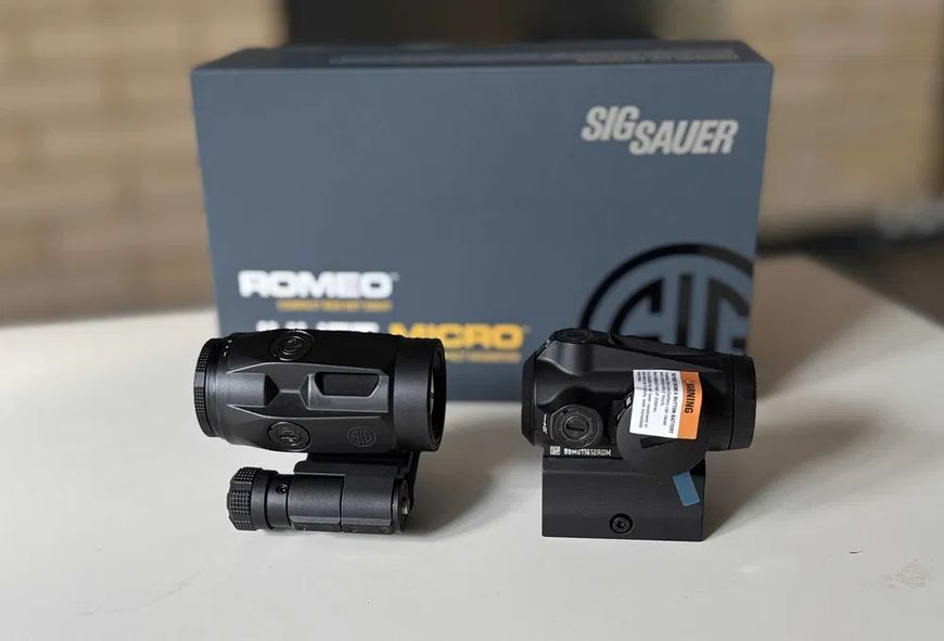 Комплект коллиматор SIG SAUER Romeo-MSR Gen II + JULIET3 Magnifier Combo Kit 000975 фото