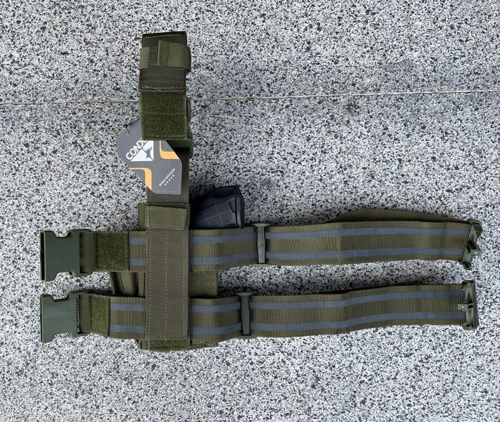Кобура на стегно Condor Tactical Leg Holster USA Олива 000111 фото