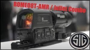 Комплект SIG SAUER ROMEO8T-AMR&trade; COMBO KIT коліматор ROMEO8T-AMR&trade;   + Магніфер JULIET3T-AMR&trade; MAGNIFIER 0009691-1 фото