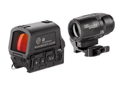 Комплект SIG SAUER ROMEO8T-AMR&trade; COMBO KIT коліматор ROMEO8T-AMR&trade;   + Магніфер JULIET3T-AMR&trade; MAGNIFIER 0009691-1 фото