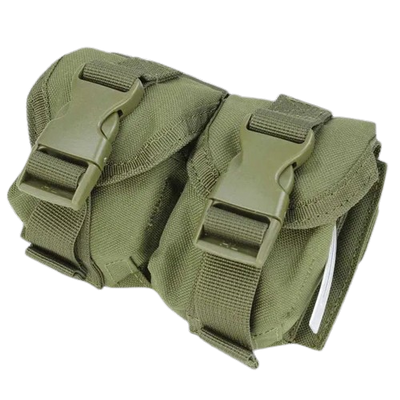 Підсумок для 2-х гранат Condor Double Frag Grenade Олива 001241 фото