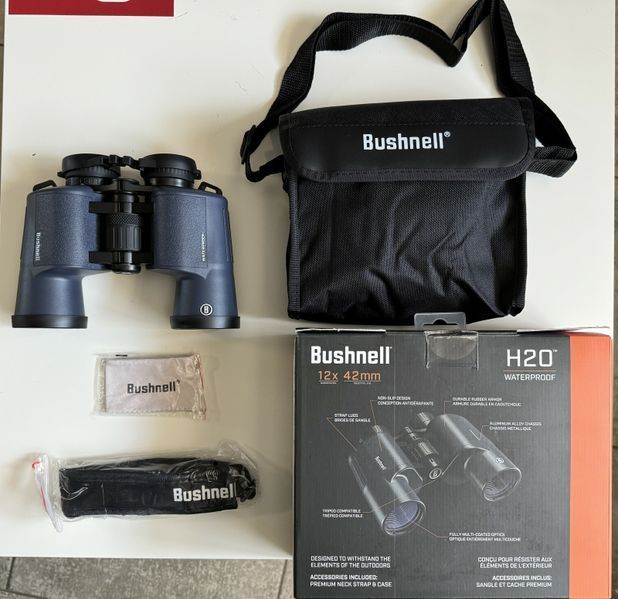 Бінокль Bushnell 12x42mm H2O Waterproof Оригінал зі США 00046 фото