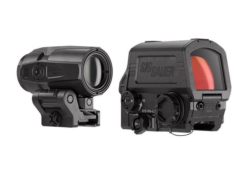 Комплект SIG SAUER ROMEO8T-AMR&trade; COMBO KIT коліматор ROMEO8T-AMR&trade;   + Магніфер JULIET3T-AMR&trade; MAGNIFIER 0009691-1 фото