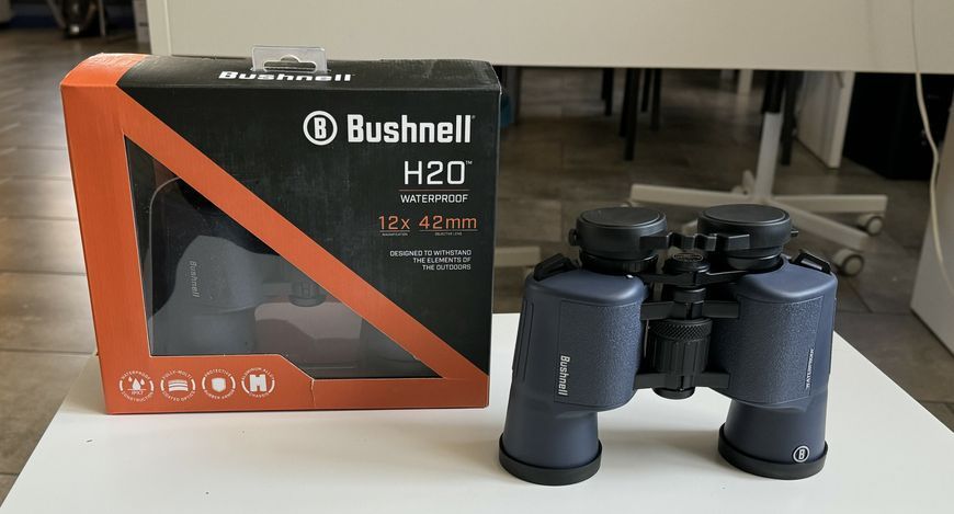 Бінокль Bushnell 12x42mm H2O Waterproof Оригінал зі США 00046 фото